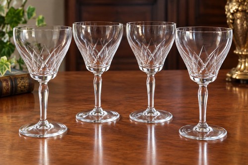 Verres vin en cristal - verres,