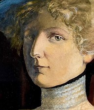 Juliette DE MONTFALCON Grande gouache crayon et pastel