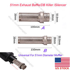 Motorcycle Exhaust Muffler Baffle Insert DB Killer Silencer 2''  51mm Universal