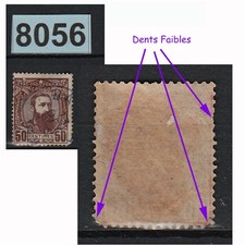 8056 CONGO BELGE 1887 LOT