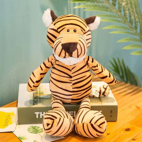 Peluche tigre mignonne 25 - peluche, de