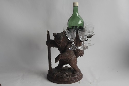 Ours cave liqueur bois - cave,