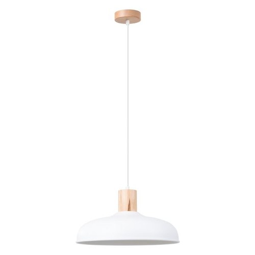 Suspension acier blanc e27 - acier, 1