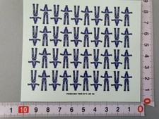 ANTIQUE/OLD DECALS 1/43 PORSCHE TWR LM 1996 SAFETY HARNESS - CARPENA DCC22