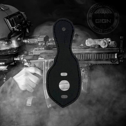 Gendarmerie ecusson cuir - -,