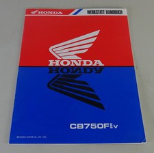 1996 Honda Seven Fifty CB 750 F II Workshop Manual Supplement
