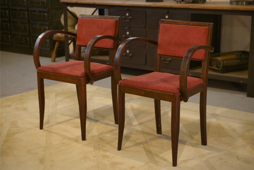 Paire fauteuils bridge - de,