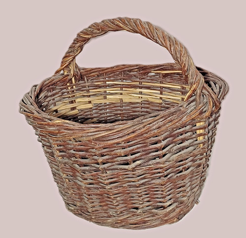 Panier ancien osier - en, rotin
