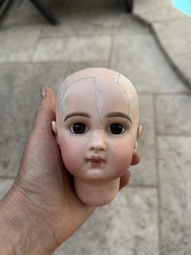 Tête poupée jumeau - poupée,