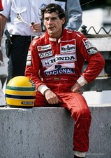 Photo A4 Ayrton Senna –