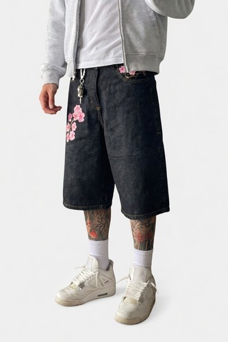Short jean baggy - jean,
