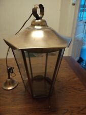 Pair of Antique Brass Lanterns