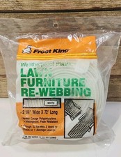 Frost King Re Web Webbing Kit 72’ White Lawn Chair Chaise New