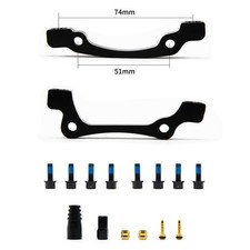 Jeu de freins hydrauliques haute performance 4 pistons adapt�� pour VTT DH
