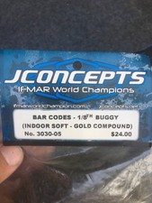RC JConcepts Bar Codes 1:8 Buggy Gold (Indoor Soft) Compound (2) 3030-05