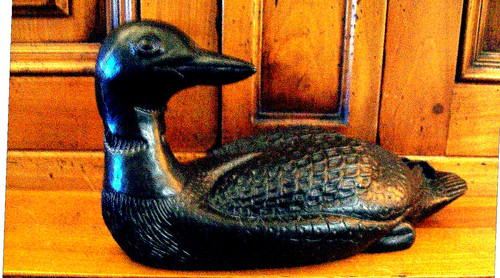 Canard figurine résine - figurine, en