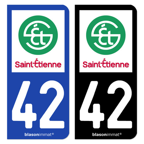 Autocollant plaque