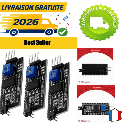 Azdelivery adaptateur i2c - 3x,