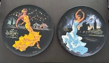 Duo Assiettes Bois Peint