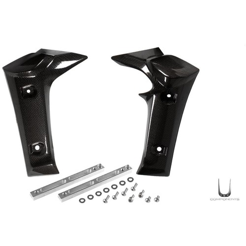 Pair side radiator covers - pair,
