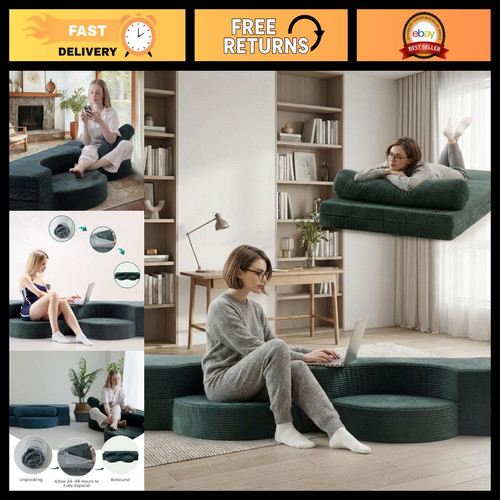 Convertible futon sofa - 75",