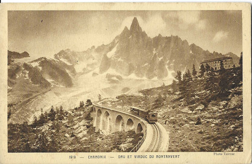 Cpa voyagée chamonix - chamonix, et