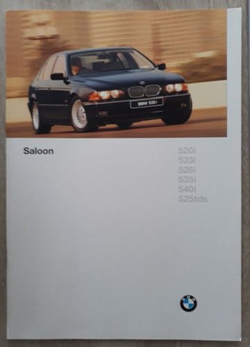 Bmw series e39 brochure - series,