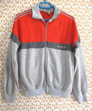 Veste Adidas Ventex Crylor 80'S grise rouge Acrylique Vintage Jacket - 174 / M