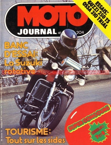 Moto journal 204 suzuki - moto,