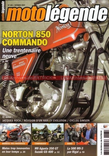 Moto legende 183 - 183, 400