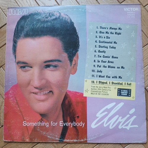 33t elvis presley something - elvis,