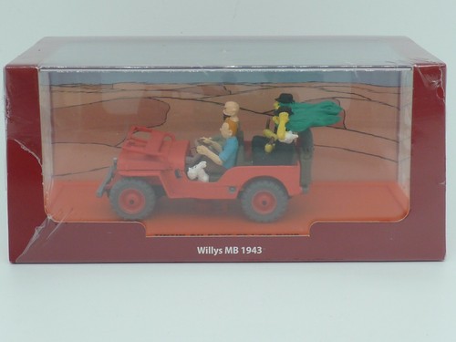 Moulisart tintin jeep - jeep, boite