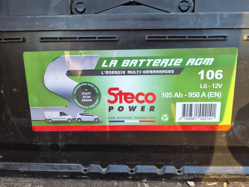 Batterie agm steco - steco,