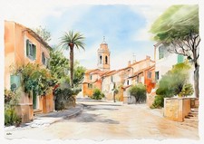 Tableau  paysage de Provence