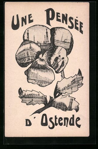 Cpa ostende vues lieu - vues, du