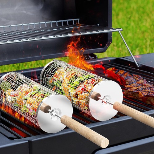 Panier bbq inox 304 - bbq, roulant