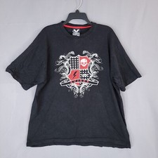 Avirex Men's Pullover T-Shirt Short Sleeve Regular Fit Black Size XL