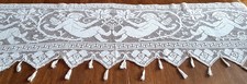LACE - 170 cm lace net early 20th century, width 42 cm + tassels
