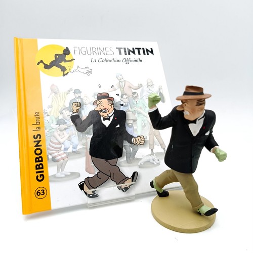 Figurine tintin gibbons - n°63,