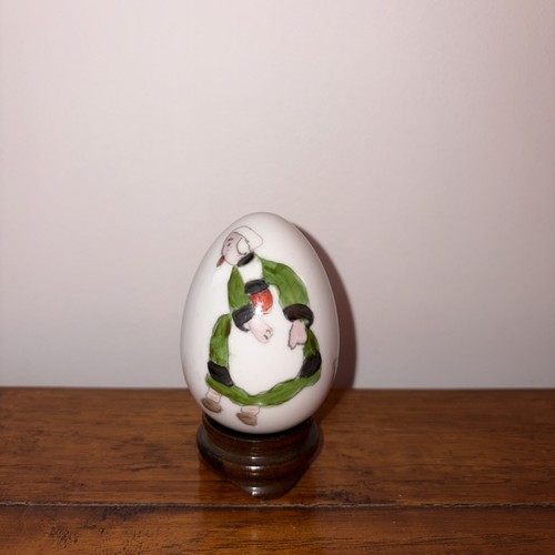 Oeuf porcelaine decor - porcelaine,