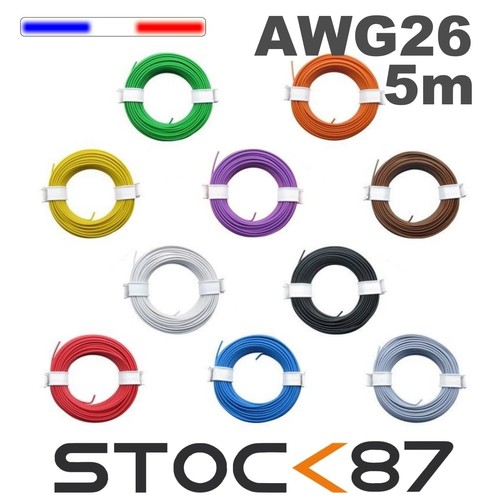 Awg26 fil de câblage - fil,