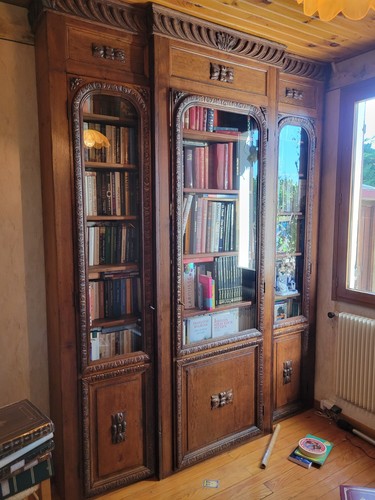 Bibliothèque ancienne - bibliothèque,