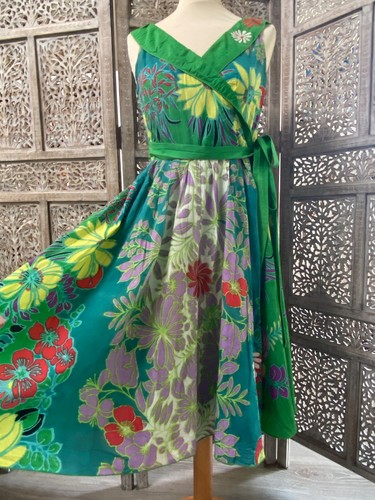 Robe estivale coton - robe, vert