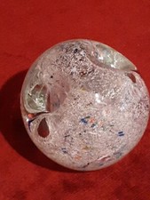 VINTAGE WHEATON GLASS BUD VASE SIGNED A. DE PALMA PAPERWEIGHT ARTGLASS
