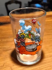 VERRE SCHTROUMPF PEYO 1985
