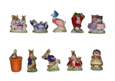 Série complète de 10 fèves Le monde de Beatrix Potter 2006