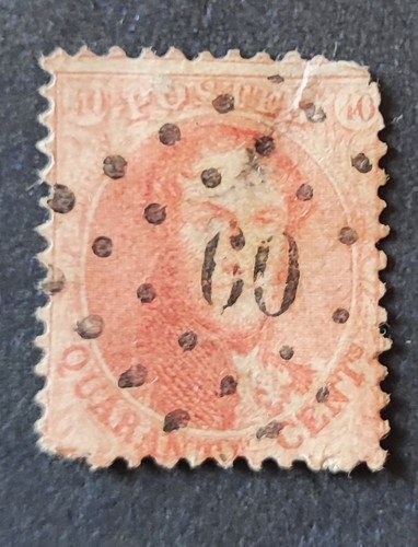 Timbre belgique belgie - timbre, 1858