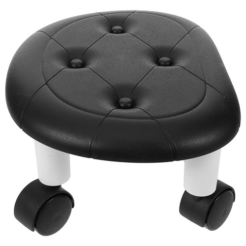 Tabouret bas avec roulettes