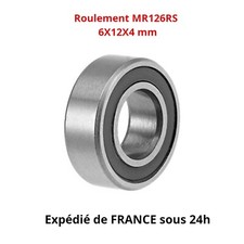 Mr126 2RS roulement à bille 6