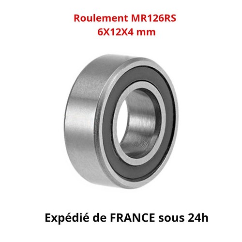 Mr126 2rs roulement - roulement, 6